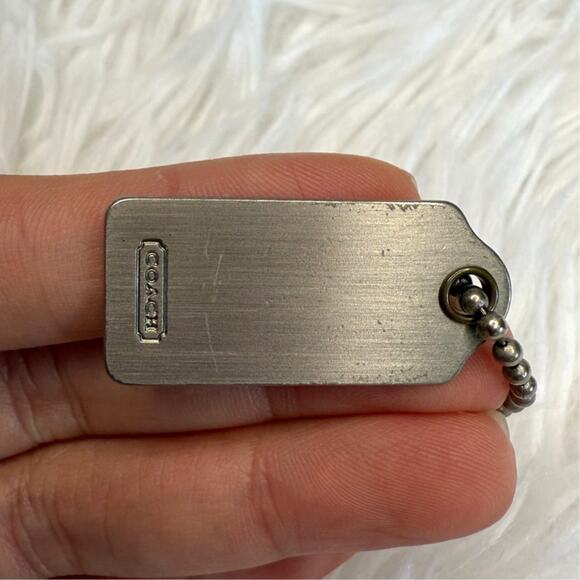 1” COACH  Fob Bag Charm Hang tag Hangtag - Picture 2 of 2